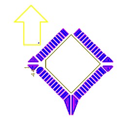 OFP和PLCC型集成塊如采用紅膠工藝過波峰,需采用斜角45度方式擺放，且每邊的最后一個引腳均需添加盜錫焊盤