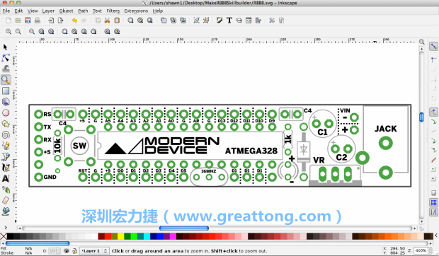 既然你有一個以電路板為背景的清晰影像了，使用向量工具將要絲印的圖像畫在上面吧，下面有一個例子。